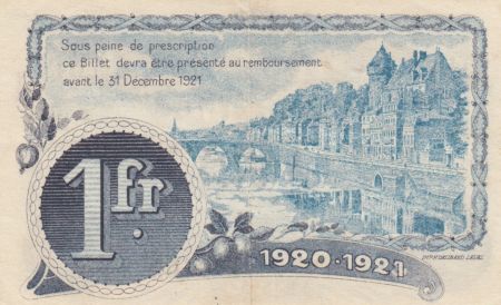 France 1 Franc - Chambre de Commerce de Laval 1920 - SUP