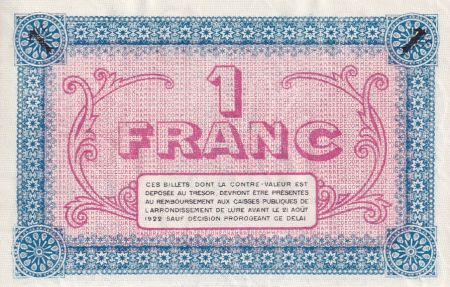 France 1 Franc - Chambre de commerce de Lure - 1917 - Série ET 145 - P.76-22