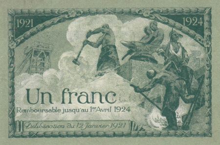 France 1 Franc - Chambre de Commerce de Saint-Etienne 1921 - P.NEUF