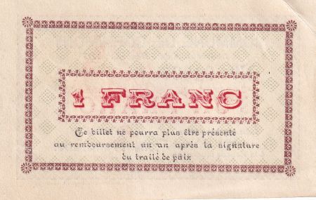 France 1 Franc - Cornimont - 1915 - Série A - P.88-13