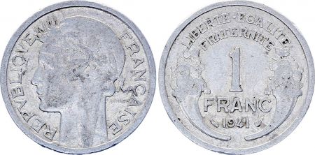 France 1 Franc - Type Morlon - France 1941 (EC)