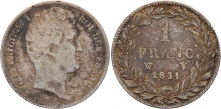 France 1 Franc  Louis-Philippe 1er - 1831 W