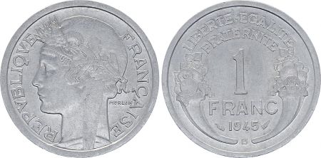 France 1 Franc  Morlon - 1945 B - SUP