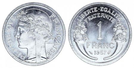 France 1 Franc, Morlon - 1957 - FDC