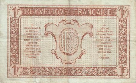 France 1 Franc  Trésorerie aux armées  - 1917 E 0.428.673