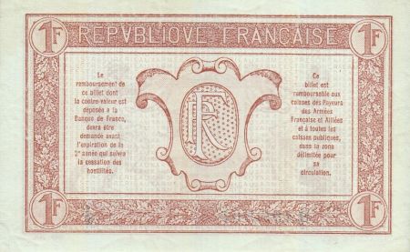 France 1 Franc  Trésorerie aux armées  - 1917 J 0.495.507
