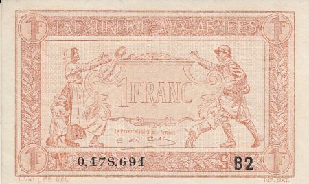 France 1 Franc  Trésorerie aux armées  - 1919  B2 0.178.691