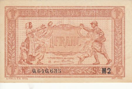 France 1 Franc  Trésorerie aux armées  - 1919  M2 0.646.635