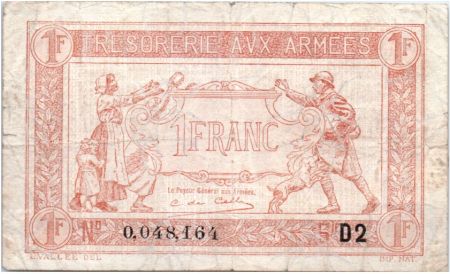 France 1 Franc  Trésorerie aux armées  - 1919 D2 0.048.164