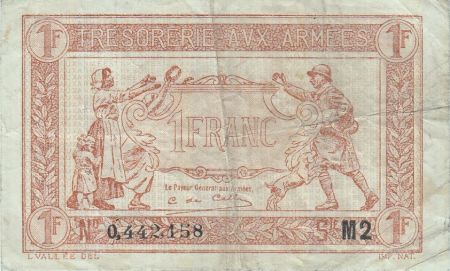 France 1 Franc  Trésorerie aux armées  - 1919 M2 0.442.158
