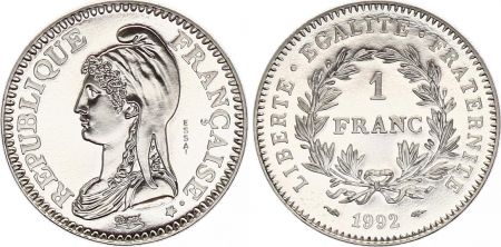 France 1 Franc 200 Ans de la République - 1992 - ESSAI