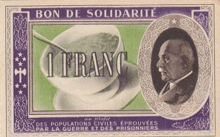 France 1 Franc Bon de Solidarité - 1941-1942