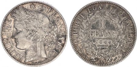 France 1 Franc Ceres - III e Republique - 1888 A Paris