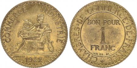 France 1 Franc Chambre de Commerce - 1922