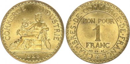 France 1 Franc Chambre de Commerce - 1923