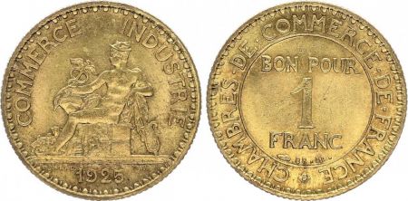 France 1 Franc Chambre de Commerce - 1925
