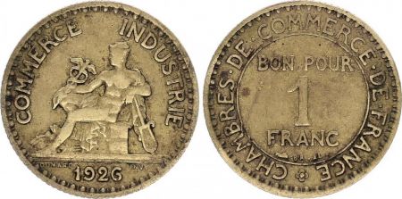 France 1 Franc Chambre de Commerce - 1926