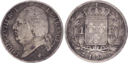 France 1 Franc Louis XVIII - 1823 A Paris