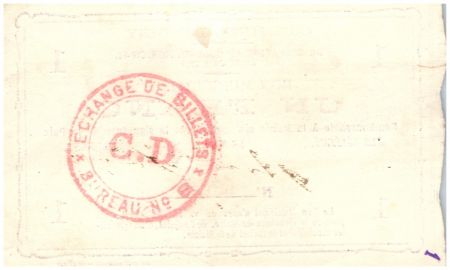 France 1 Franc Oisy Bon Municipal - N1603 - 1915