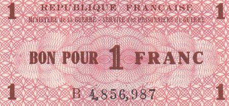 France 1 Franc Prisonniers de Guerre - 1945 Série B