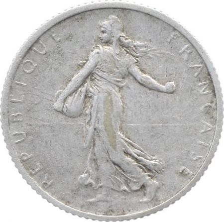 France 1 Franc Semeuse - 1907 - Argent