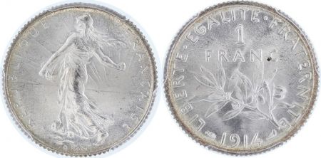 France 1 Franc Semeuse - 1914 - PCGS MS 65