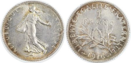 France 1 Franc Semeuse - 1916 - PCGS MS 66