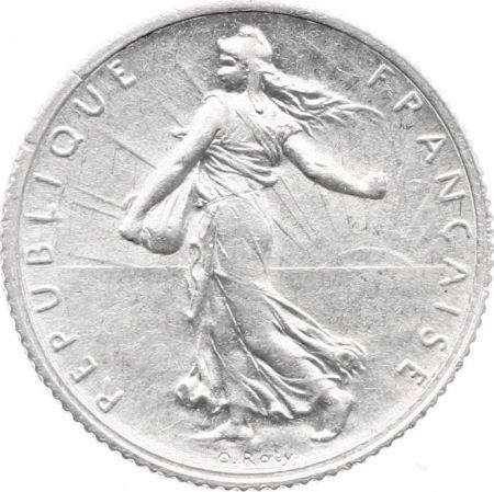 France 1 Franc Semeuse - 1919 - Argent