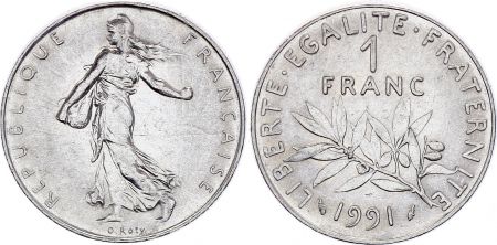France 1 Franc Semeuse 1991