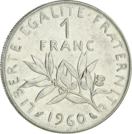 France 1 Franc Semeuse FRANCE 1960 (SUP)