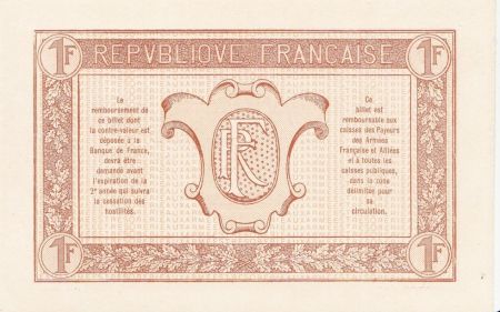 France 1 Franc Trésorerie aux armées - Epreuve 1919