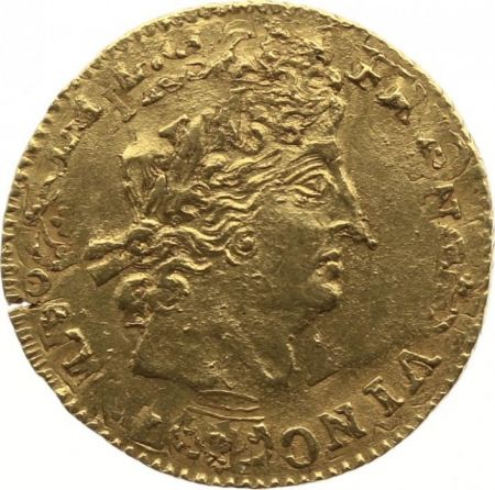 France 1 Louis d\'or, Louis XIV (1643-1715) aux Insignes - S