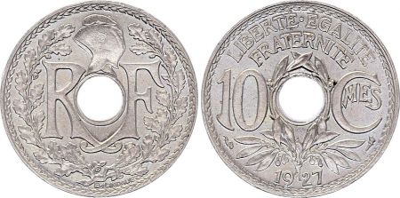 France 10 Centimes - Type Lindauer - France 1927 (SUP)