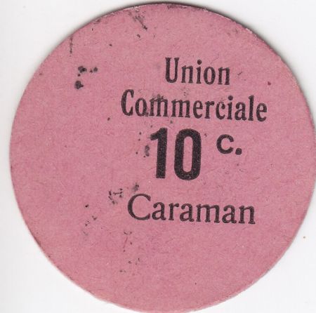 France 10 centimes Caraman Union commerciale