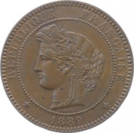 France 10 Centimes Cérès - Troisième République - 1889 A