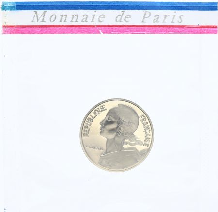 France 10 Centimes Marianne - 1971 Piefort - Argent - FDC