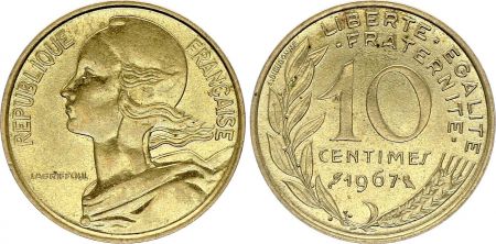 France 10 Centimes Marianne FRANCE 1967 (SUP)