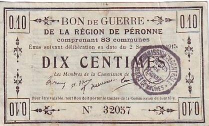 France 10 Centimes Péronne