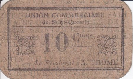 France 10 Centimes Saint-Quentin Union commerciale