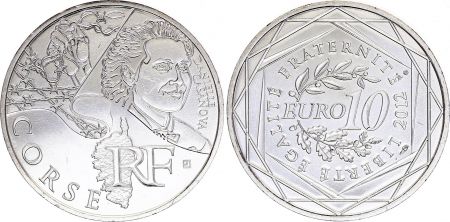 France 10 Euros - Corse - 2012 - Argent