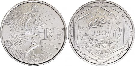 France 10 Euros - Semeuse - 2009 - Argent