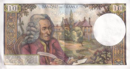 France 10 Francs  - Voltaire - 03-02-1972 - Série Q.745 - SUP+ - F.62.54
