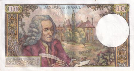 France 10 Francs  - Voltaire - 04-01-1968 - Série V.395 - SUP - F.62.31