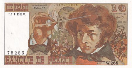 France 10 Francs - Berlioz - 02-01-1976 - Série W.268 - F.63.16