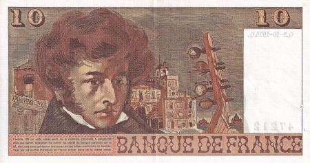 France 10 Francs - Berlioz - 02-10-1975 - Série R.242 - SUP - F.63.13