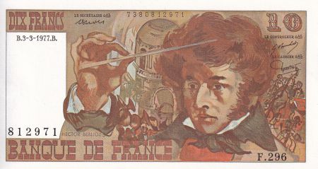 France 10 Francs - Berlioz - 03-03-1977 - Série F.296 - F.63.21