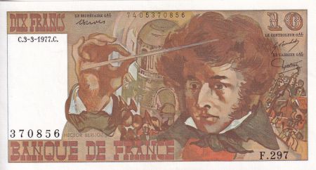 France 10 Francs - Berlioz - 03-03-1977 - Série F.297 - F.63.21