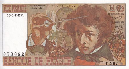 France 10 Francs - Berlioz - 03-03-1977 - Série F.297 - F.63.21