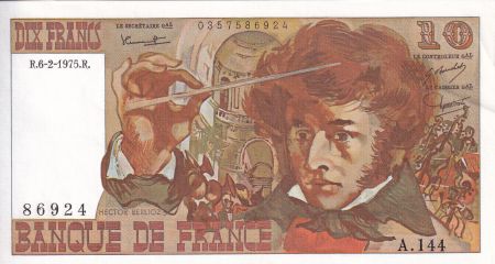 France 10 Francs - Berlioz - 06-02-1975 - Série A.144 - F.63.08