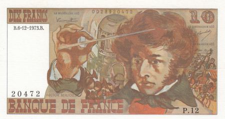 France 10 Francs - Berlioz - 06-12-1973 - Série P.12 - F.63.02
